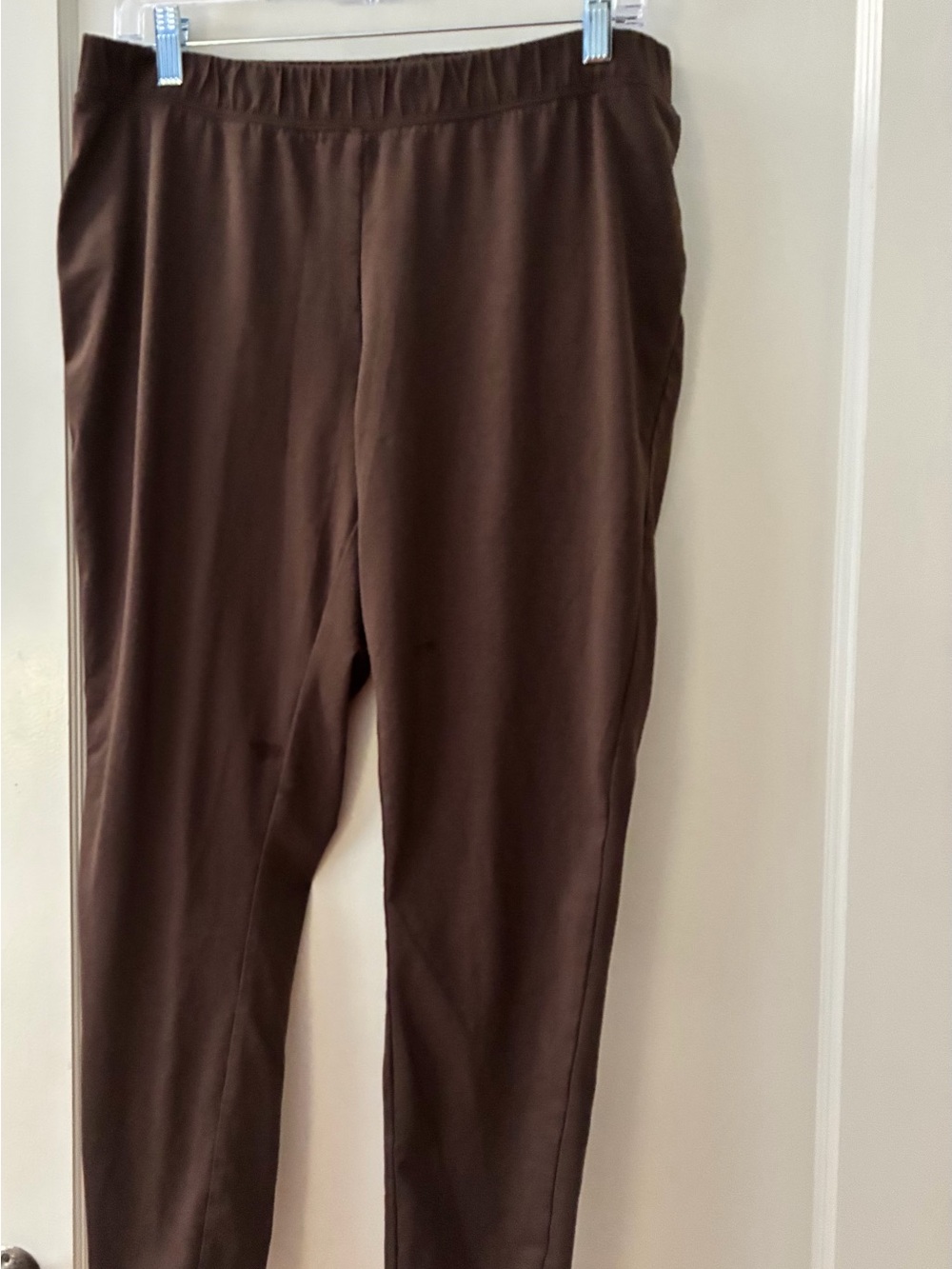 Catherines Brown Pull-On Ponte Leggings